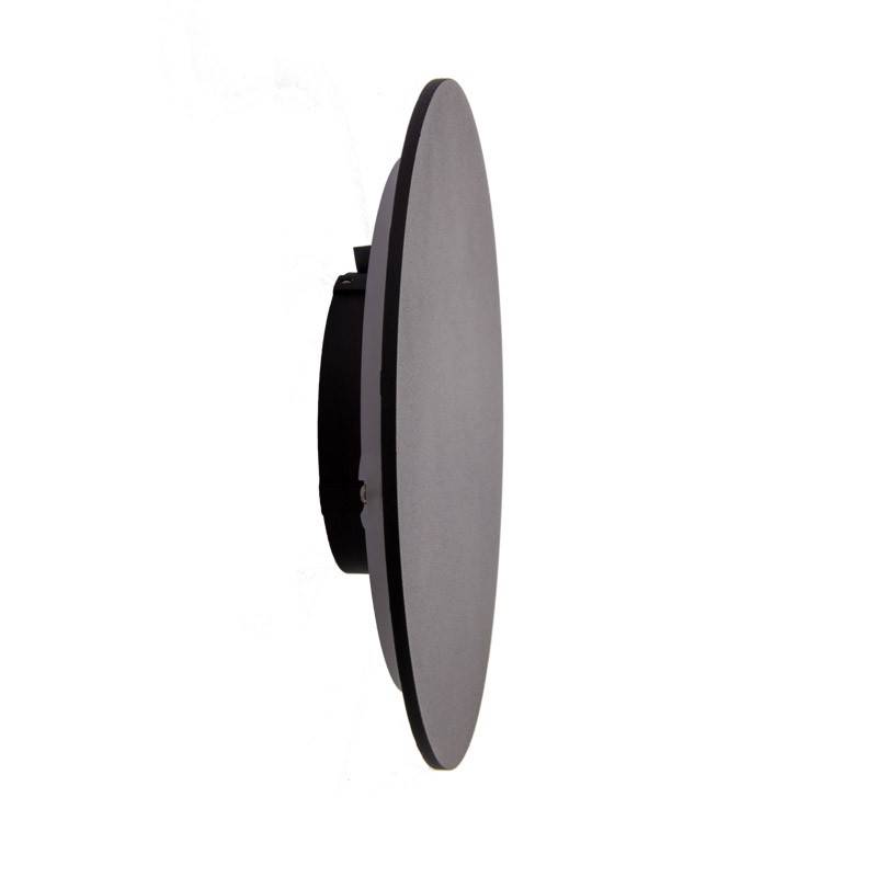 Aplique de pared circular "Eclipse" 12W - Chip Samsung - Luz cálida - IP44 - Ø 25cm