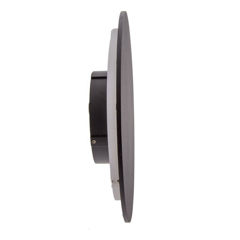 Aplique de pared circular "Eclipse" 12W - Chip Samsung - Luz cálida - IP44 - Ø 25cm