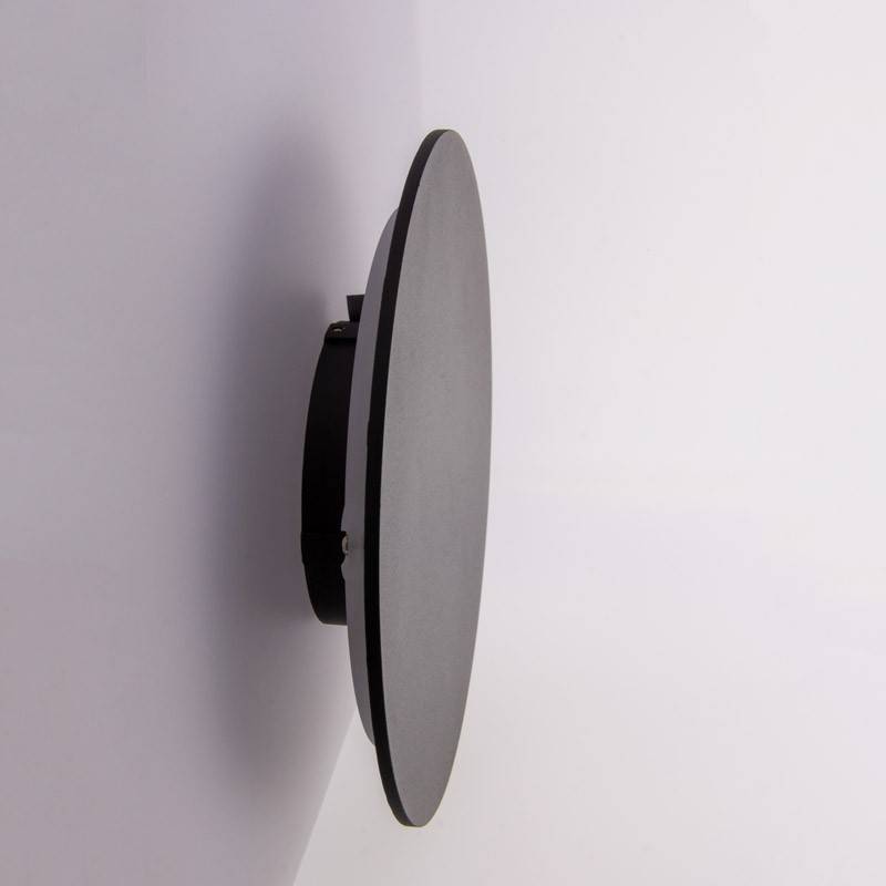 Aplique de pared circular "Eclipse" 12W - Chip Samsung - Luz cálida - IP44 - Ø 25cm