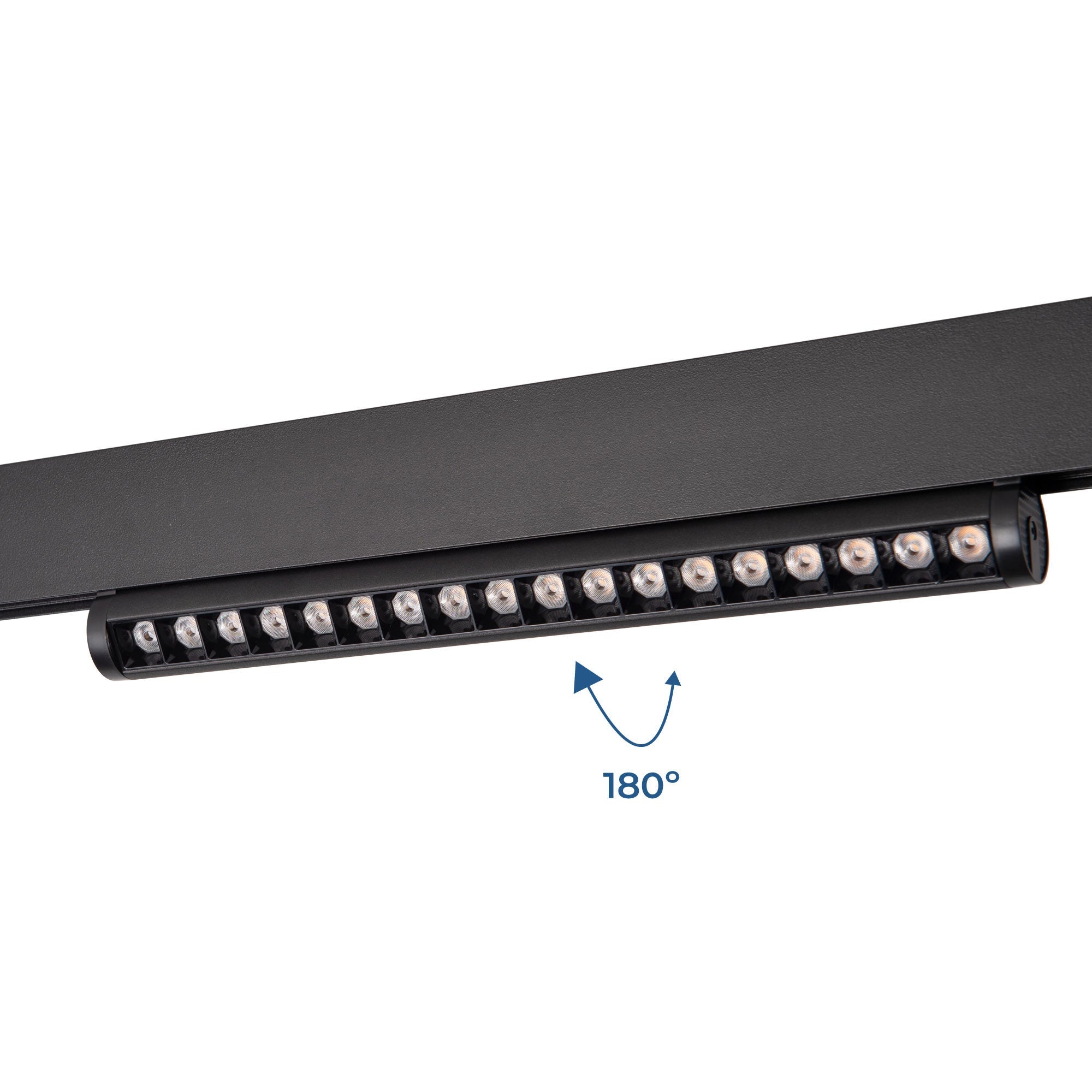 Foco lineal orientable para carril magnético 48V - 18W - Chip OSRAM - UGR18 - CRI90