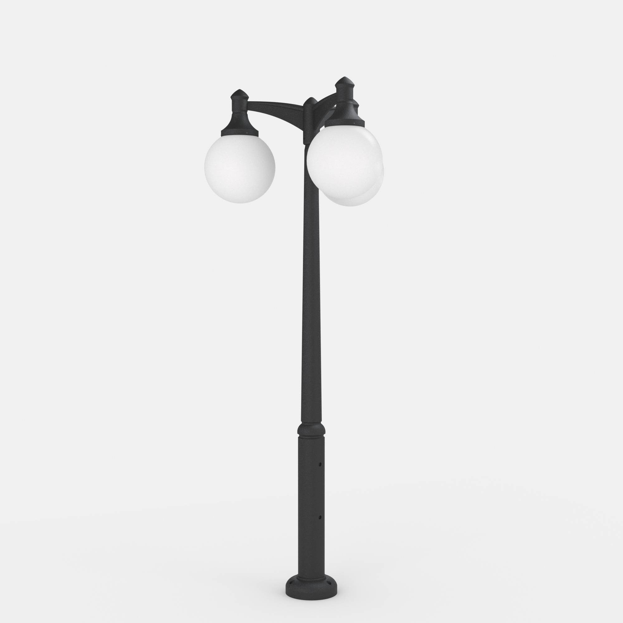 Poste Exterior de Tres Luces "GLOBE 400 MODERN" Fumagalli - 4 opciones - E27