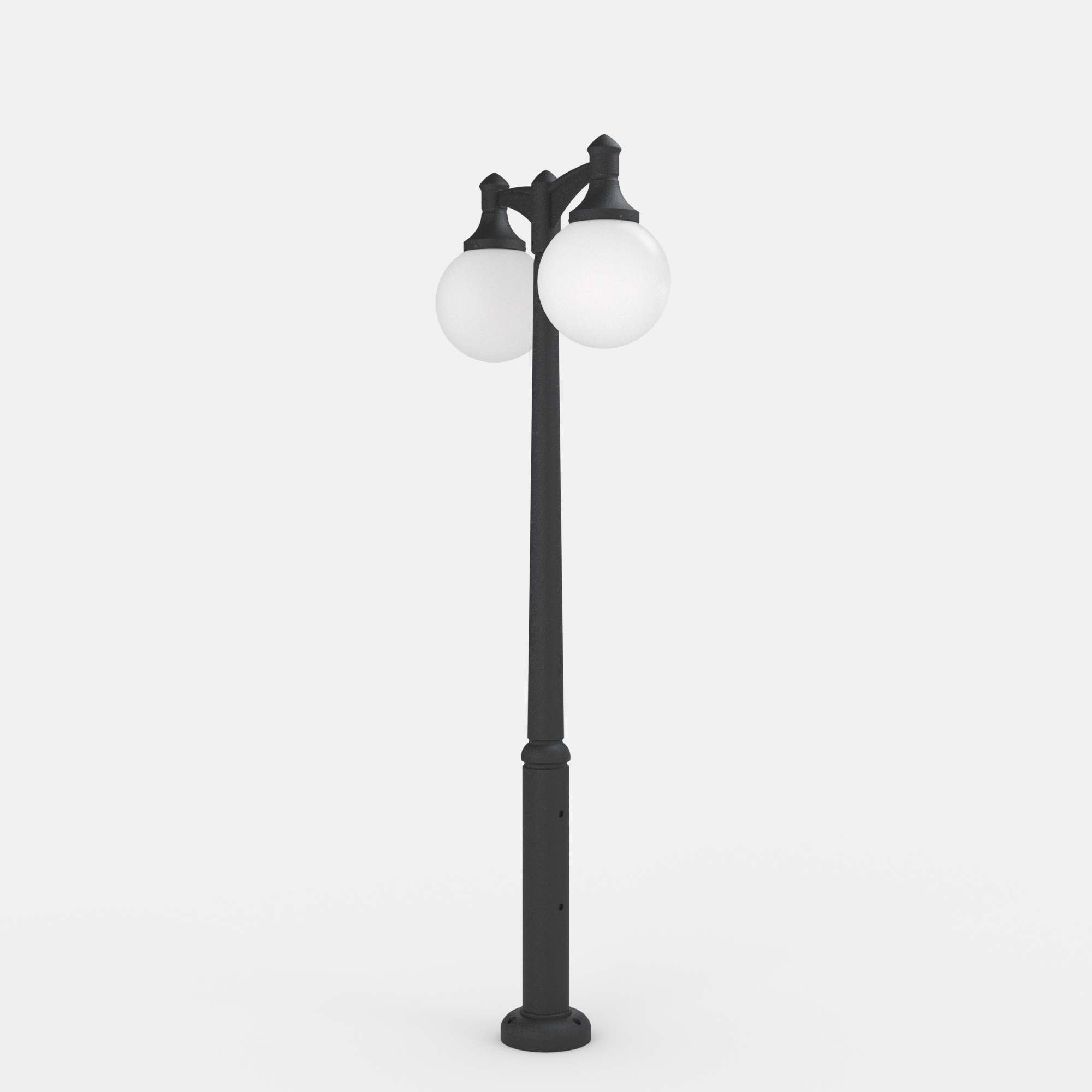 Poste Exterior de Dos Luces "GLOBE 400 MODERN" Fumagalli - 4 opciones - E27