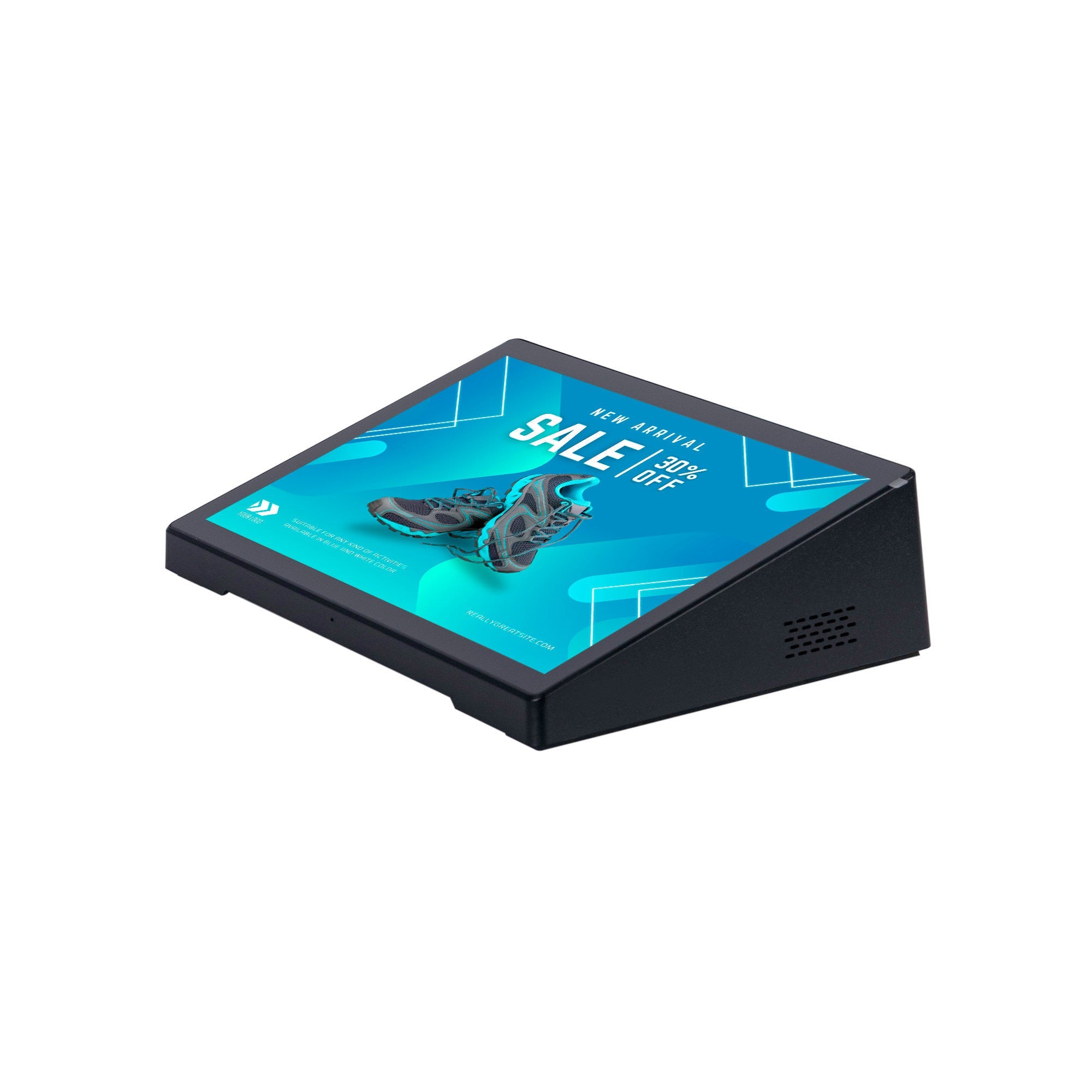 Display publicitario LCD de mesa 10.1'' - Pantalla horizontal - Táctil - Android 11