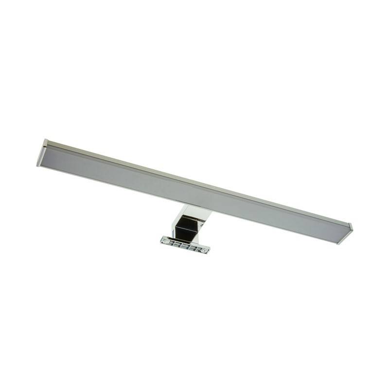 Aplique espejo baño LED 10W - Fijación en espejo, mueble o pared - 50cm