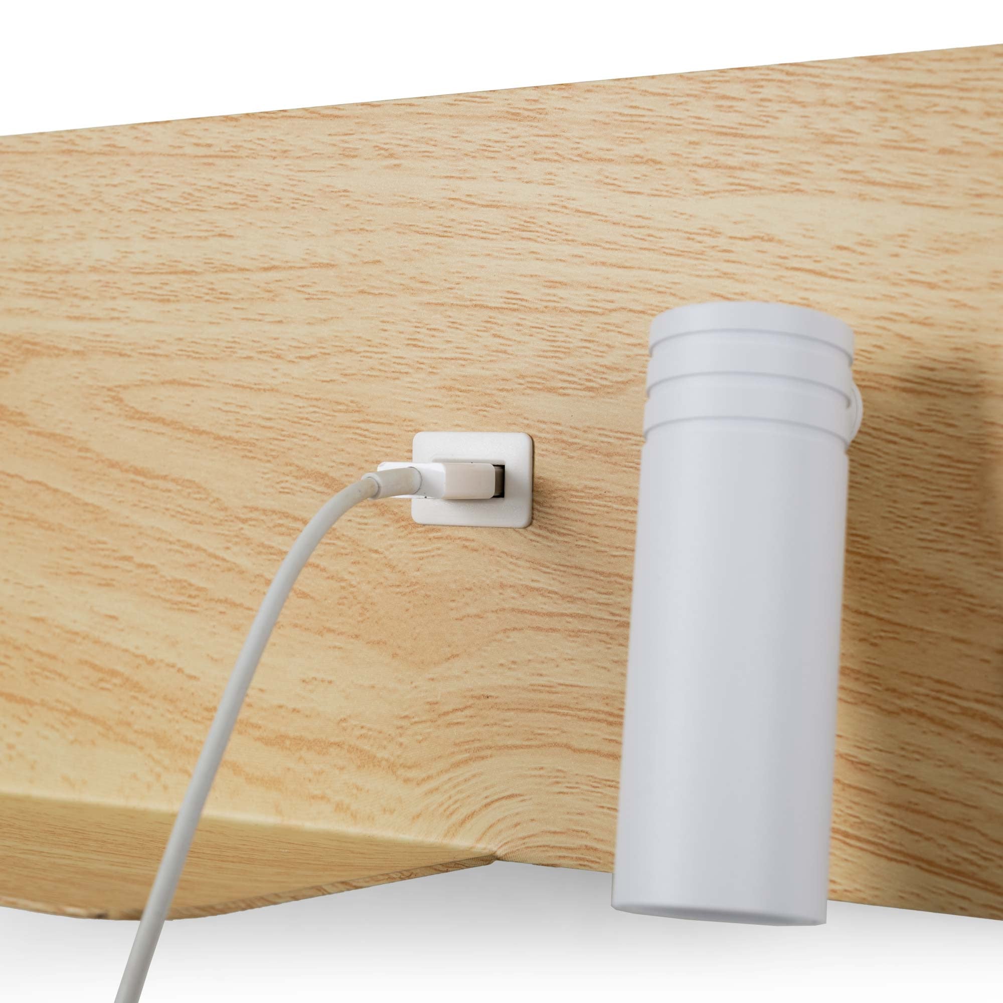 Aplique de pared para lectura con puerto USB "Kerta" - Iluminación doble - 3W+7W