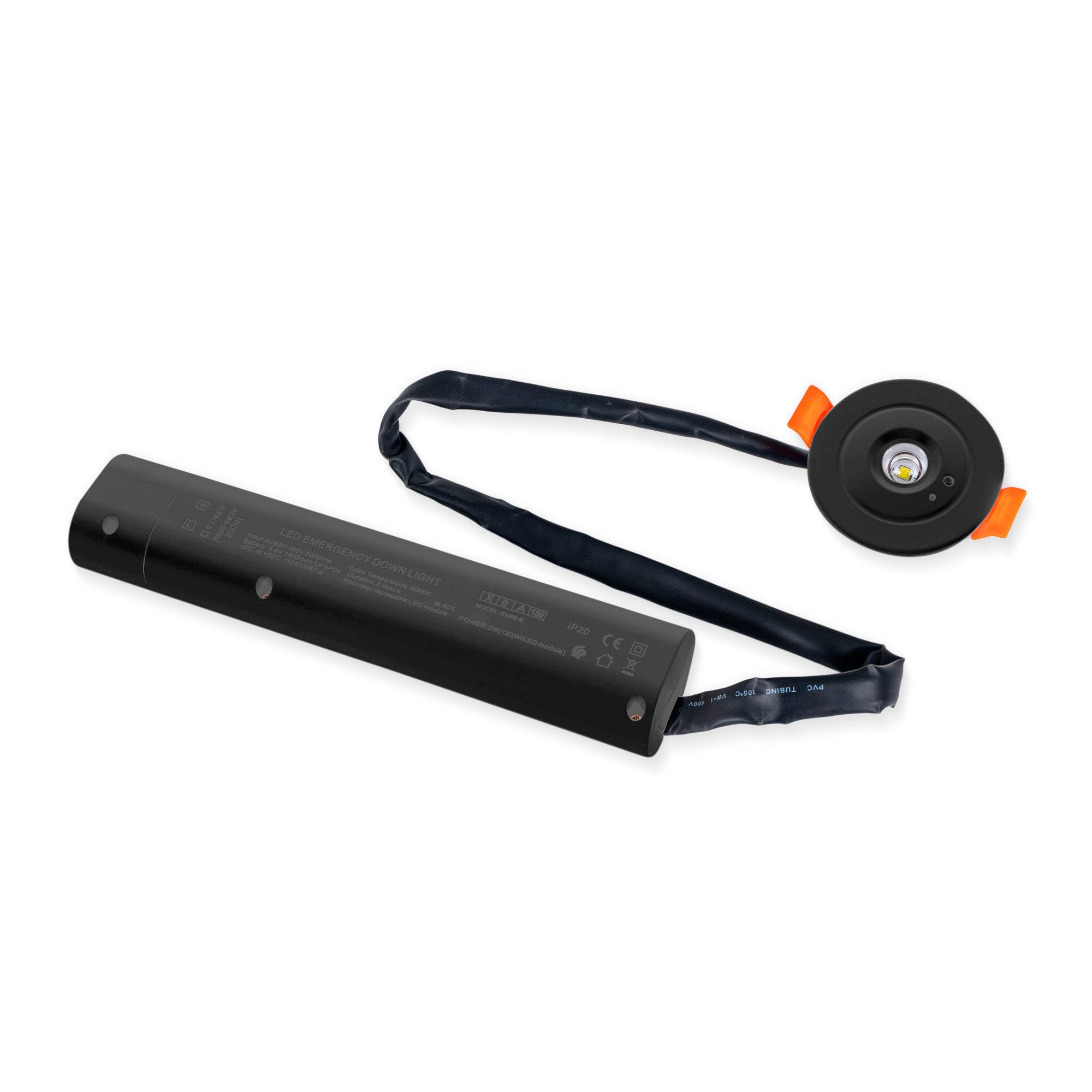 Luz de emergencia 3W tipo downlight - Autonomía 3hs - Ø60mm