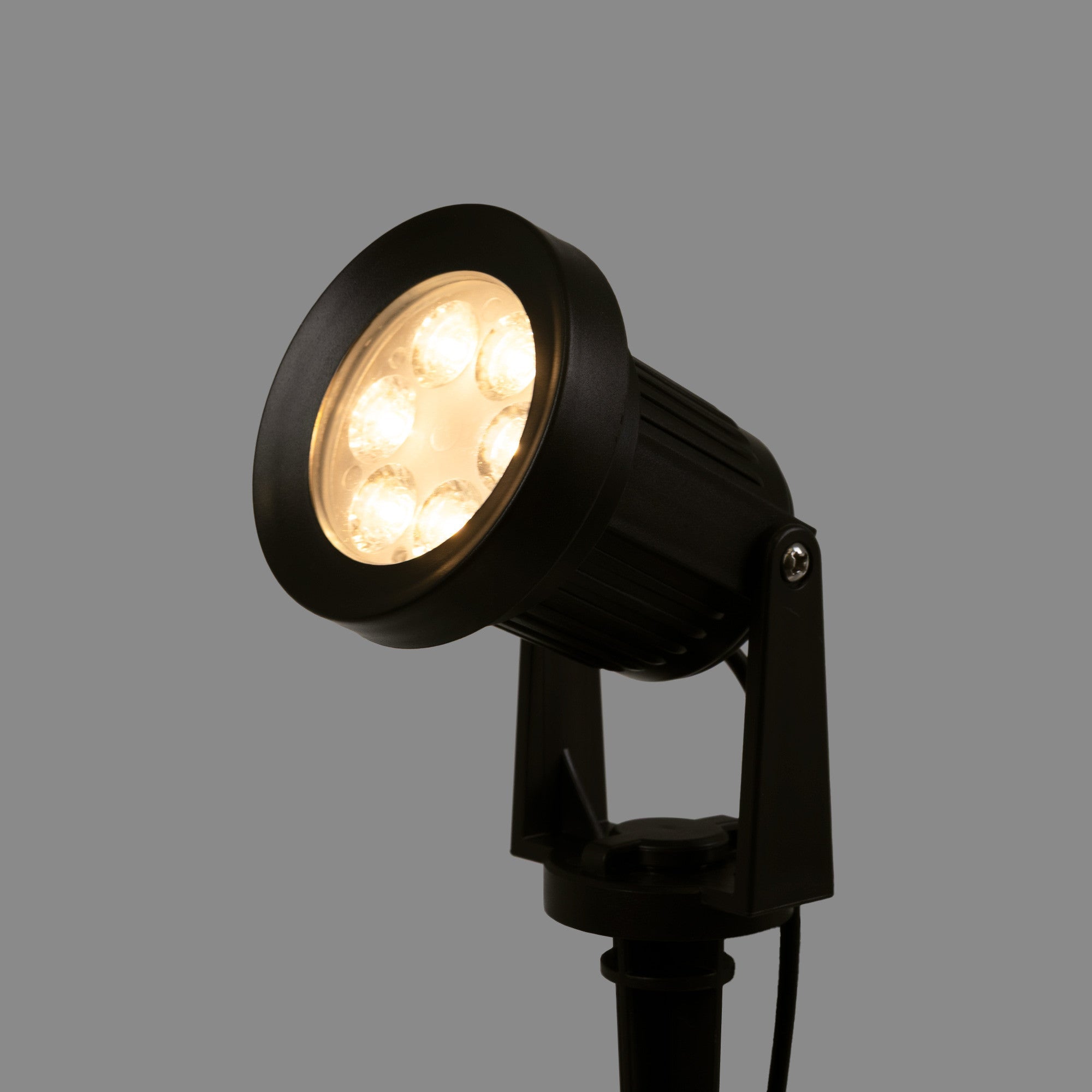 Kit x 4 focos solares exterior con panel solar - 5W - IP66 - 3000K