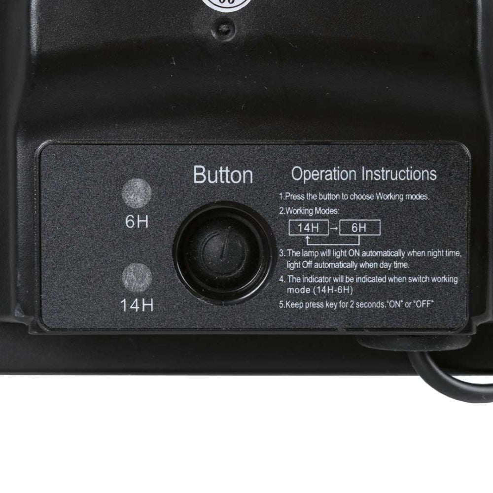 Kit x 4 focos solares exterior con panel solar - 5W - IP66 - 3000K
