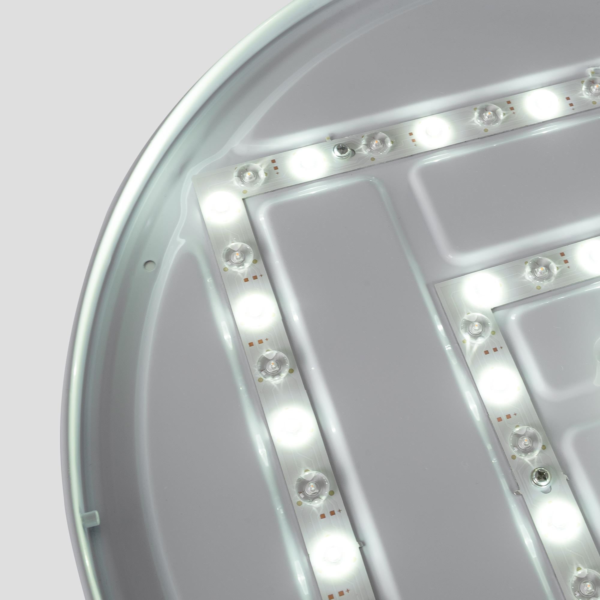 Lámpara de techo LED CCT tipo plafón - 36W - Efecto madera - Ø50cm