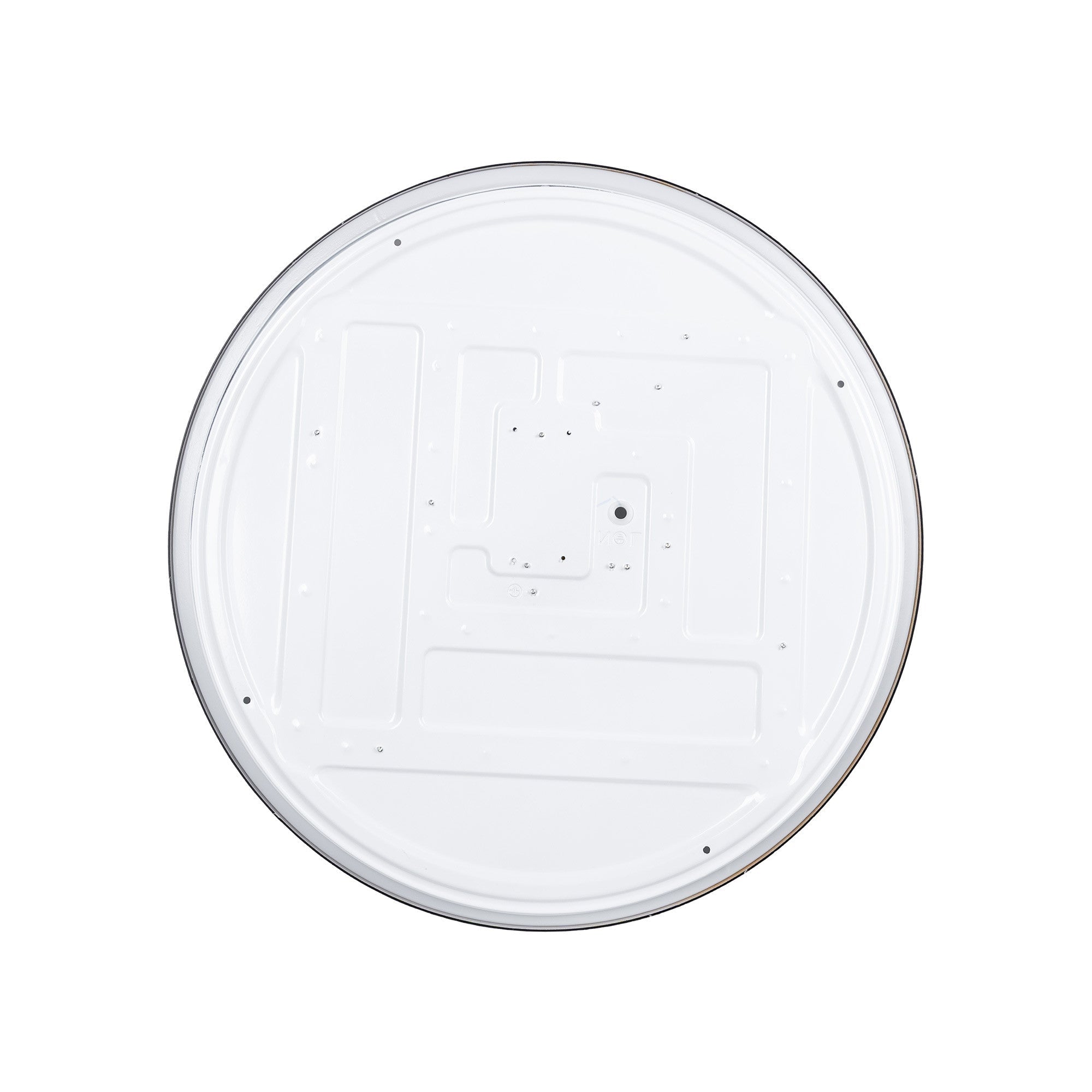 Lámpara de techo LED CCT tipo plafón - 36W - Efecto madera - Ø50cm