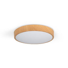 Plafón de techo LED CCT - 24W - Color madera - Ø40cm