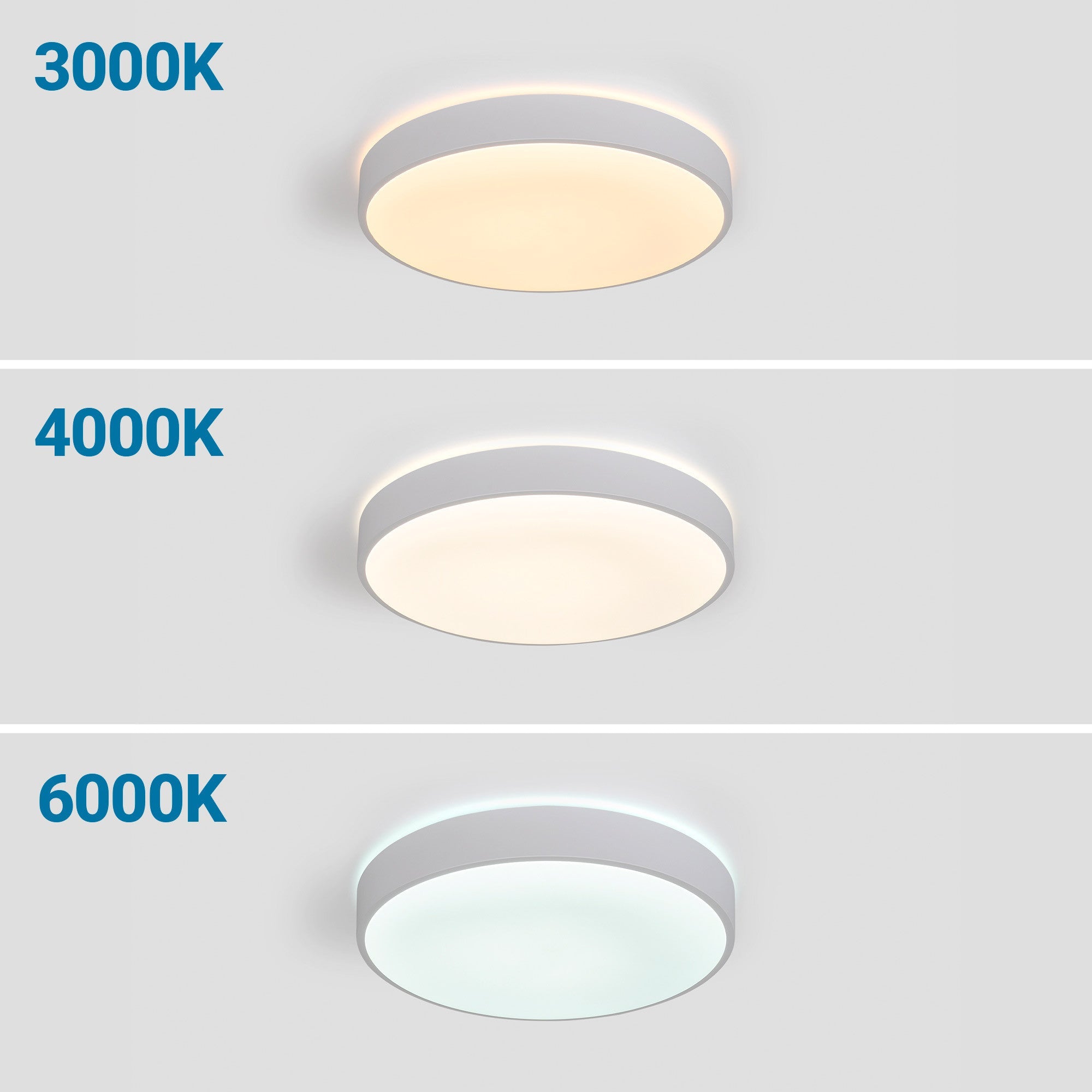 Lámpara de techo LED tipo plafón - CCT - 14W - Ø27cm