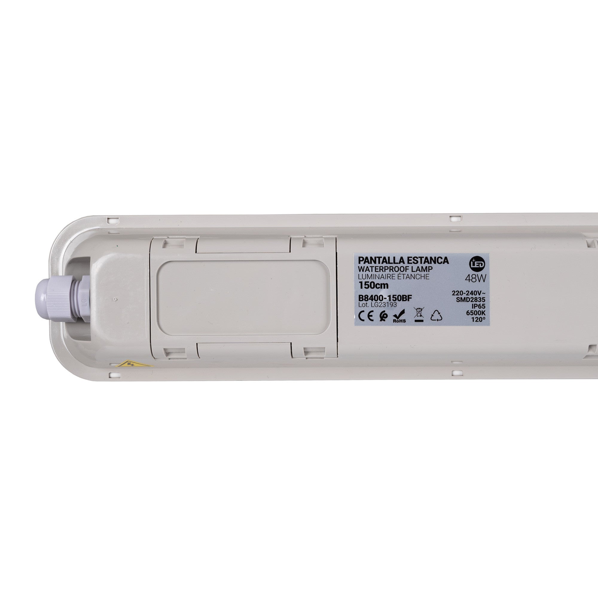Pantalla estanca LED enlazable - 48W - 150cm - 6500K