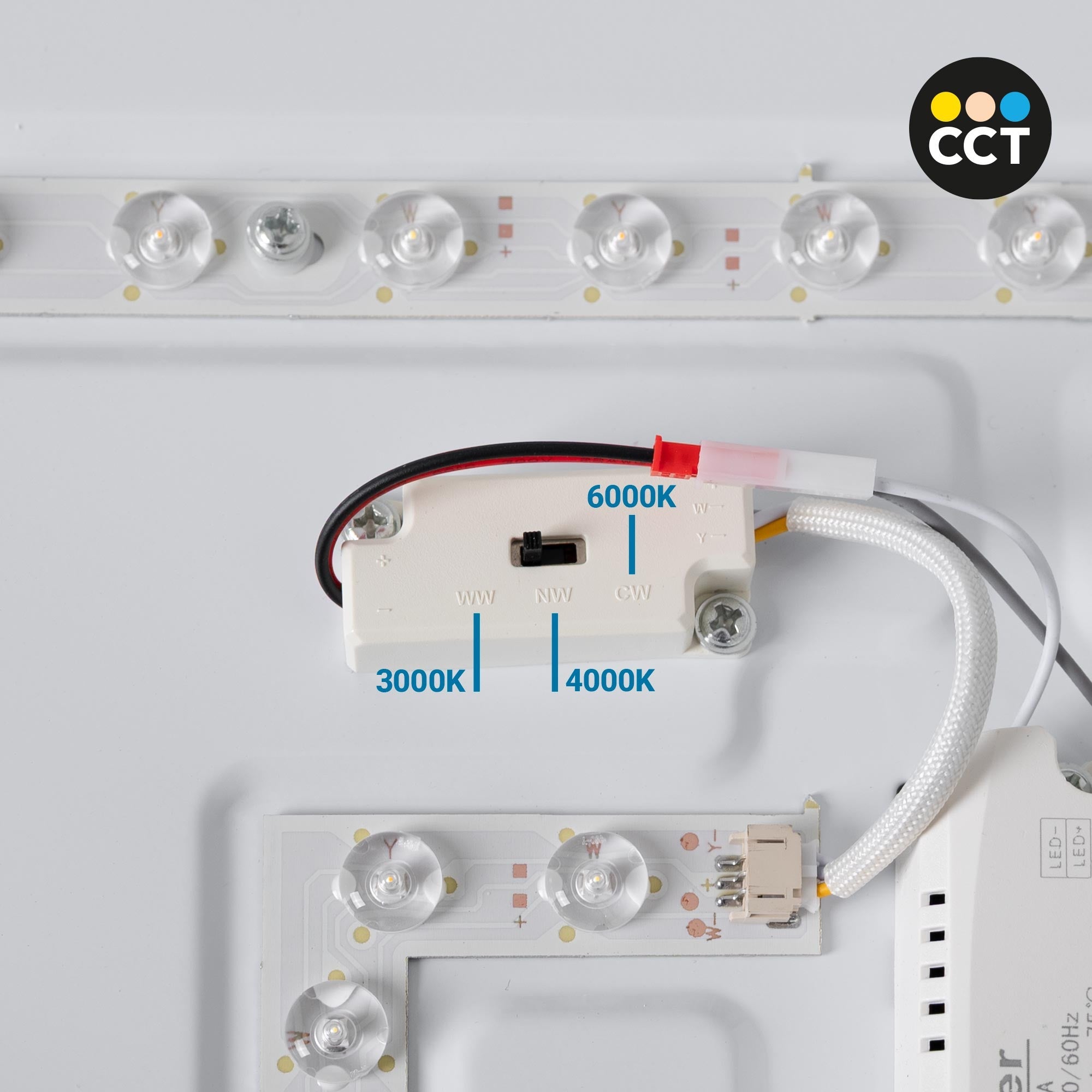 Lámpara de techo LED tipo plafón - CCT - 36W - Ø50cm