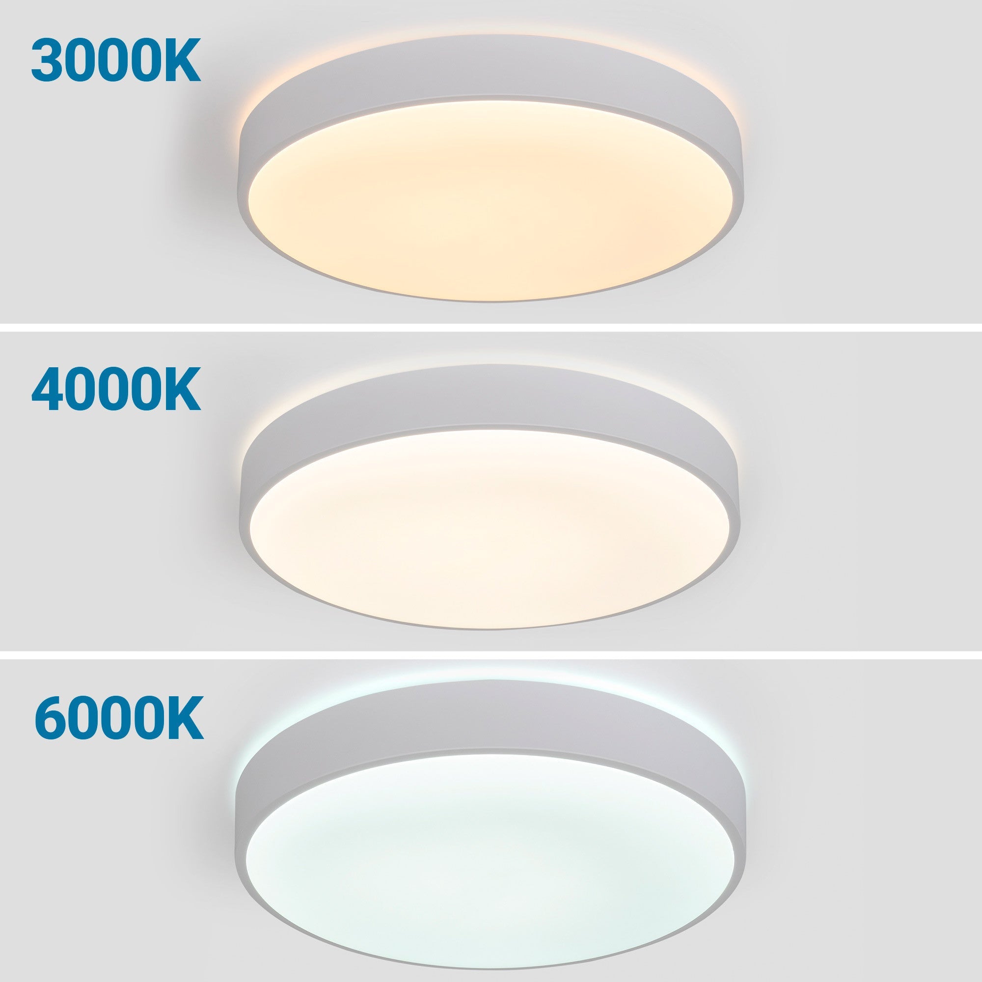Lámpara de techo LED tipo plafón - CCT - 36W - Ø50cm