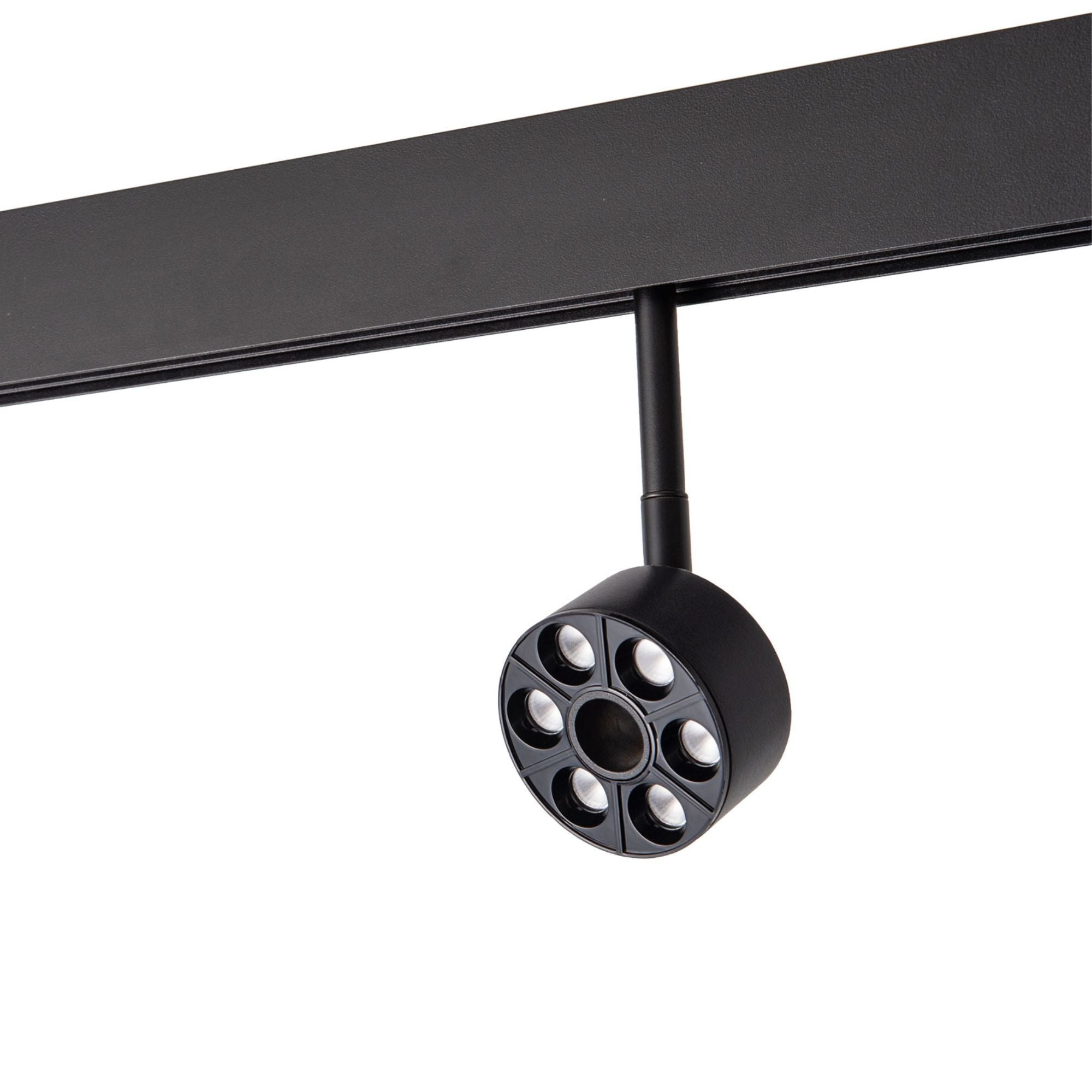 Luminaria circular LED para carril magnético 48V - Ø7cm - 6W - CRI90 - UGR18 - OSRAM