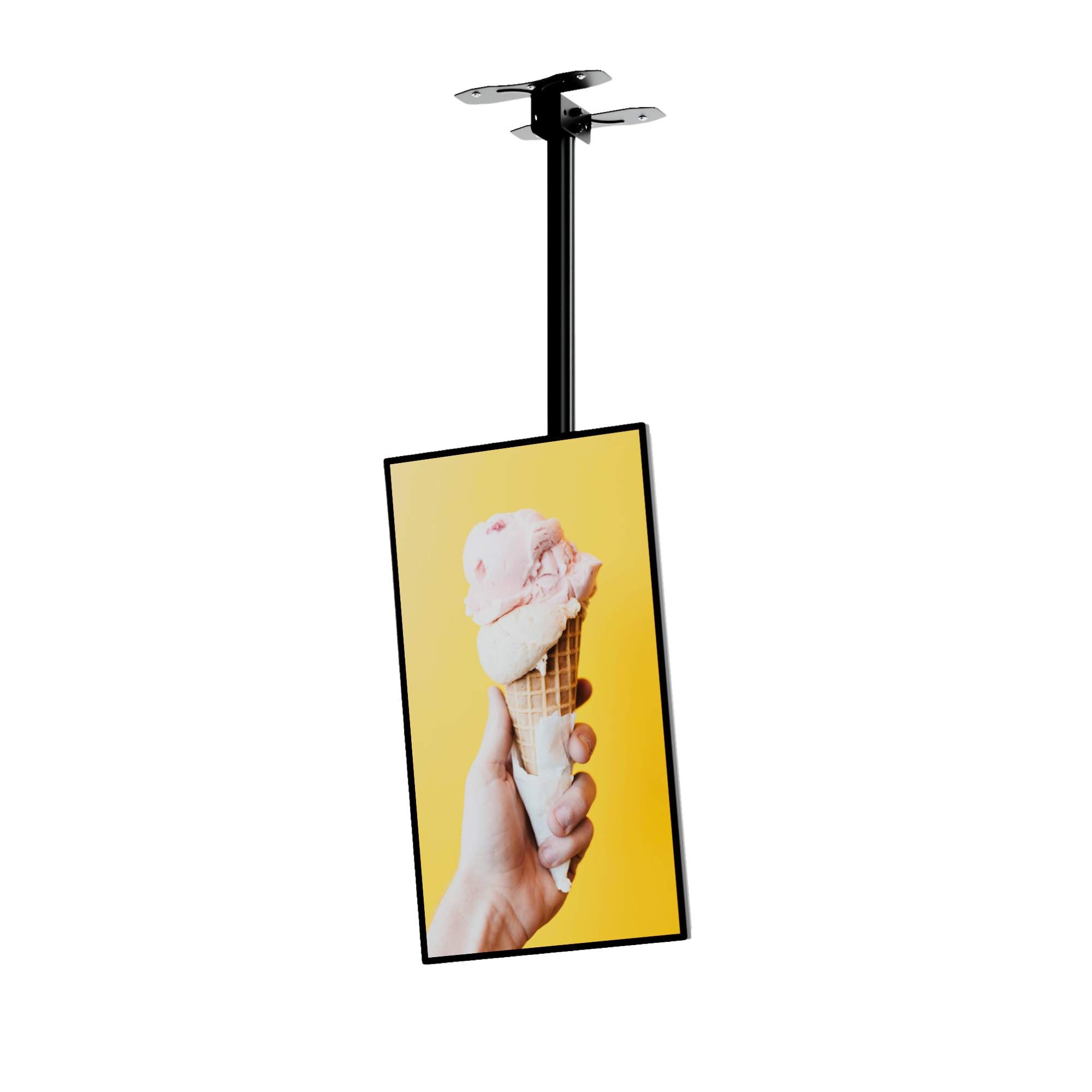 Pantalla LCD 32" - 500 nits - FULL HD  – Menús y Señalización Digital - Soporte de techo