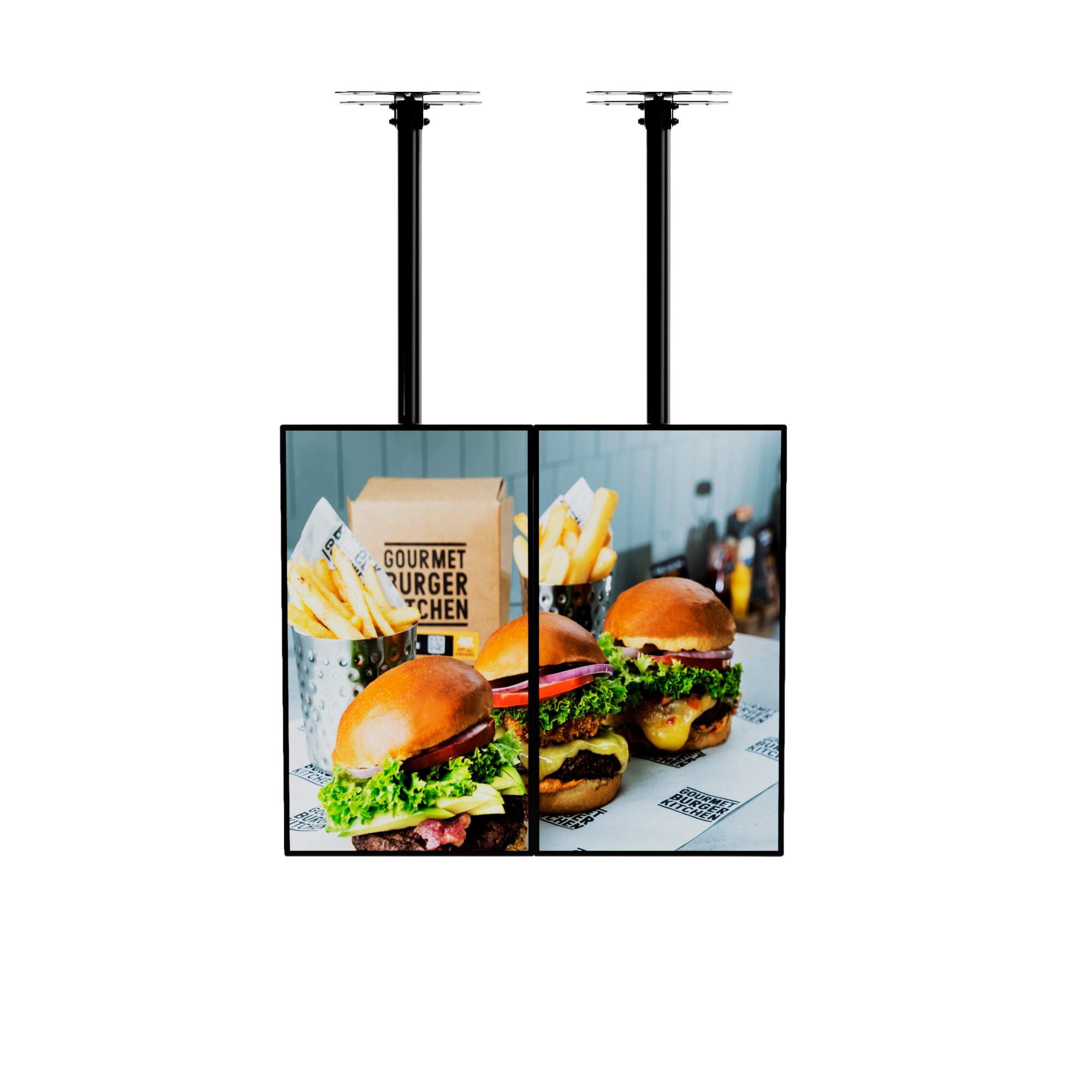 Pantalla LCD 32" - 500 nits - FULL HD  – Menús y Señalización Digital - Soporte de techo