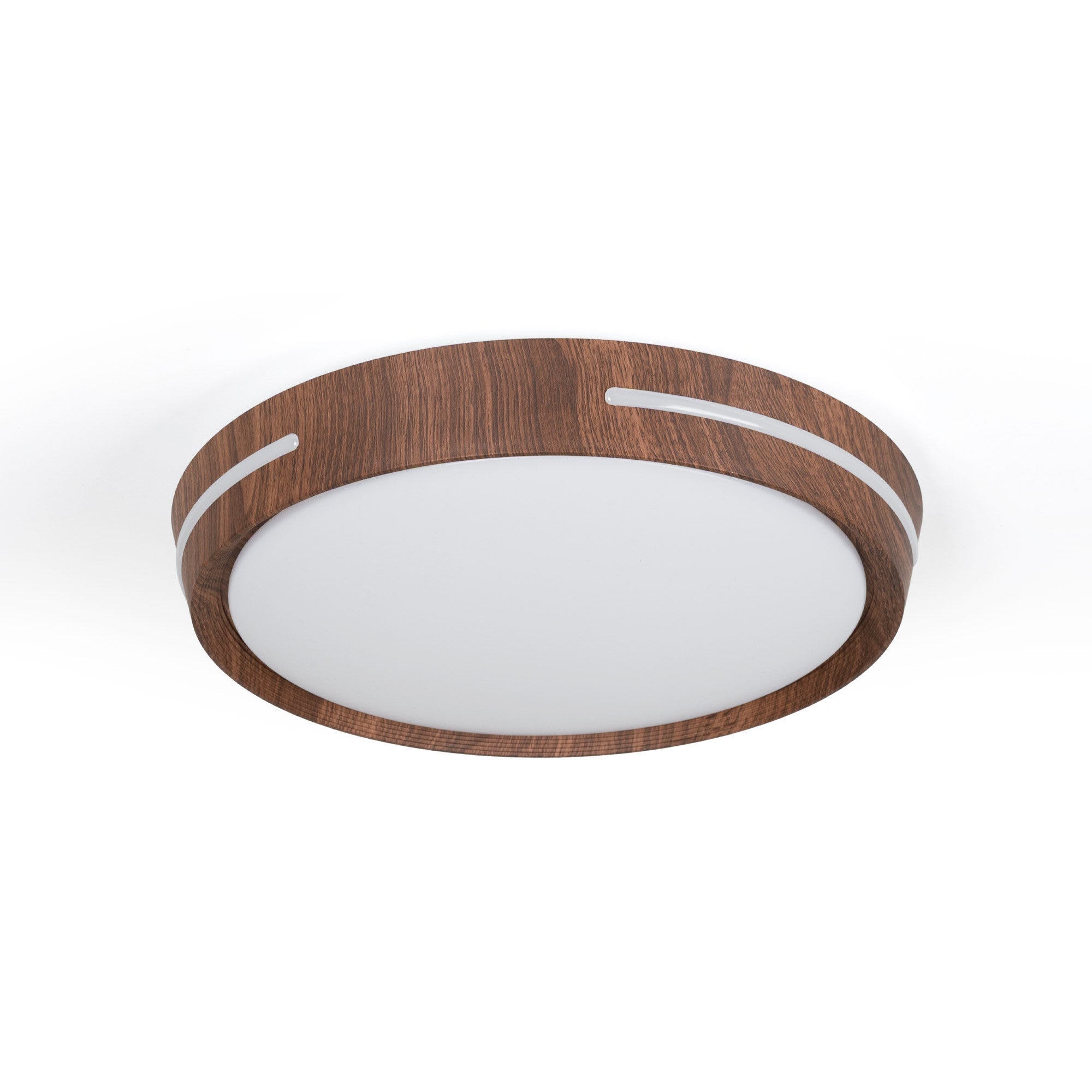 Plafón de techo LED CCT - 24W - Efecto lateral - Color madera Ø40cm