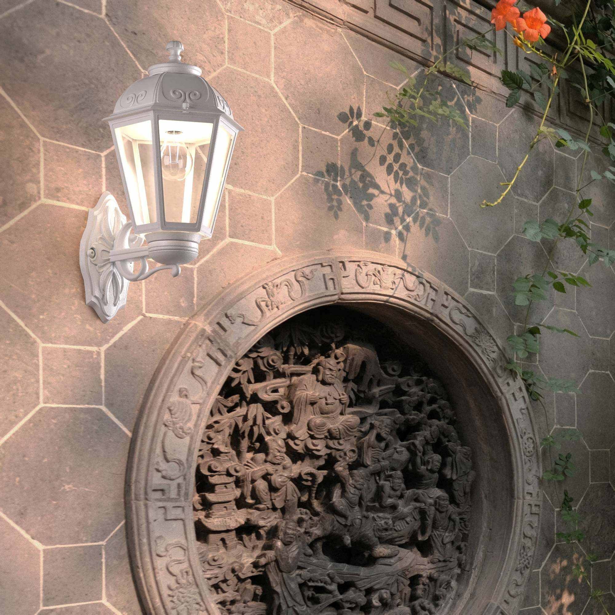 Aplique de pared tipo farol FUMAGALLI "BISSO/SABA" - E27 - IP55