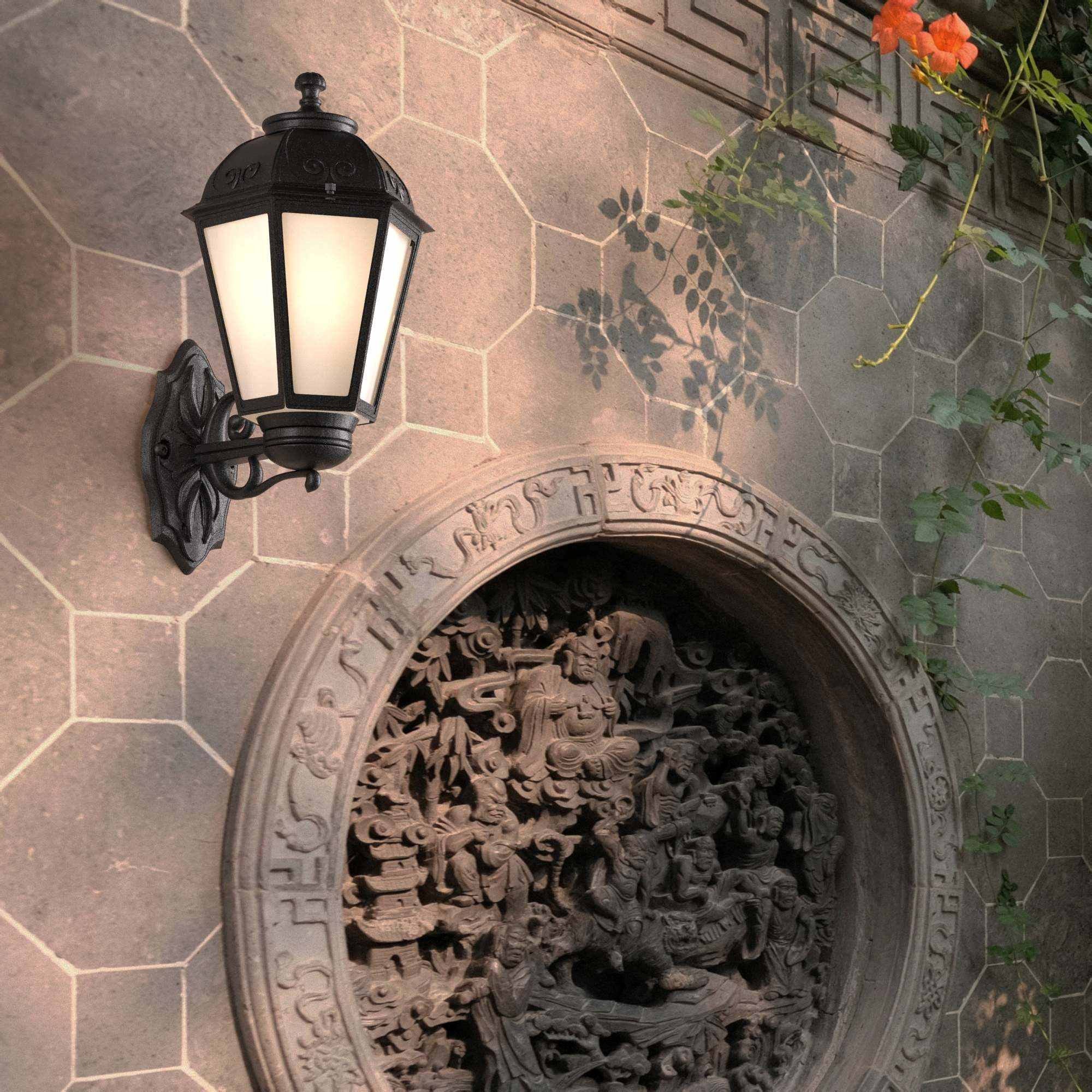 Aplique de pared tipo farol FUMAGALLI "BISSO/SABA" - E27 - IP55
