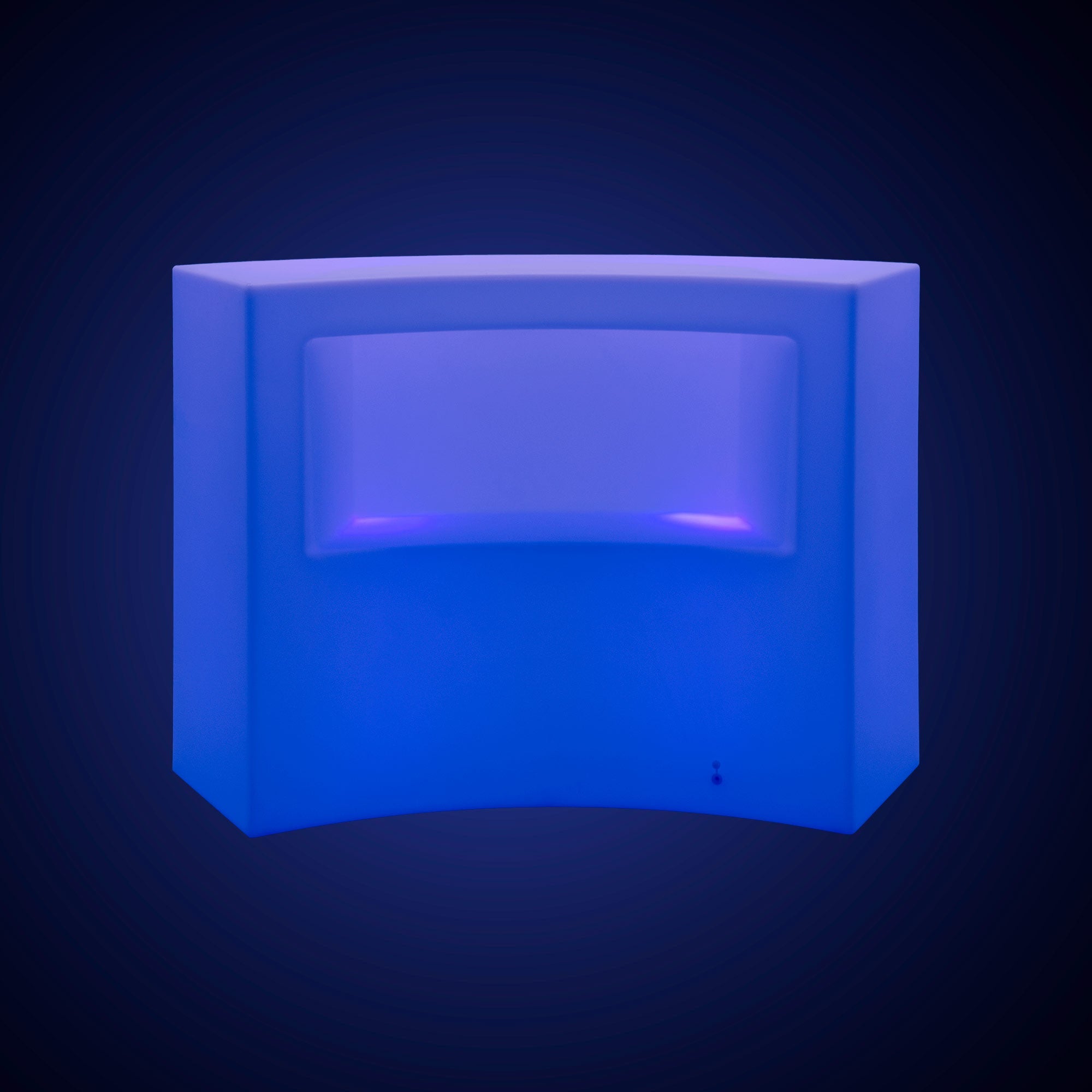 Barra de bar LED RGBW - 2 x 5W - Recargable - Diseño curvo