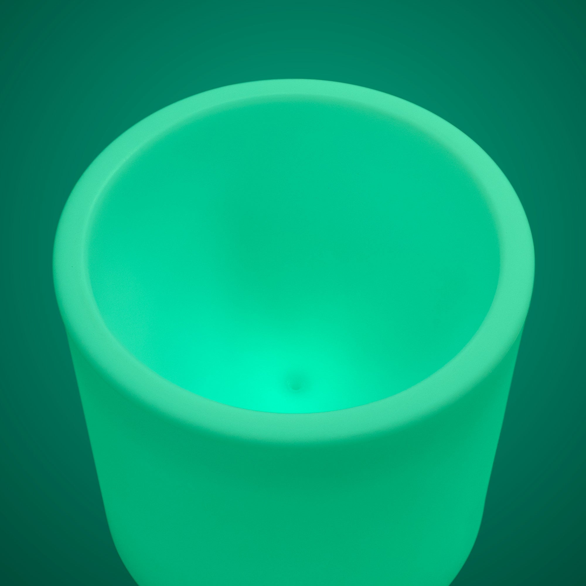 Macetero cilíndrico LED RGBW - 5W - 40 x Ø 40cm - Recargable