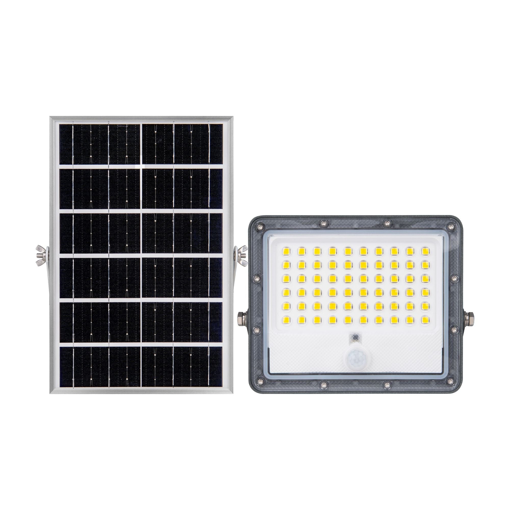 Proyector solar de seguridad 5W - Sensor PIR y mando a distancia - 4000K - IP65