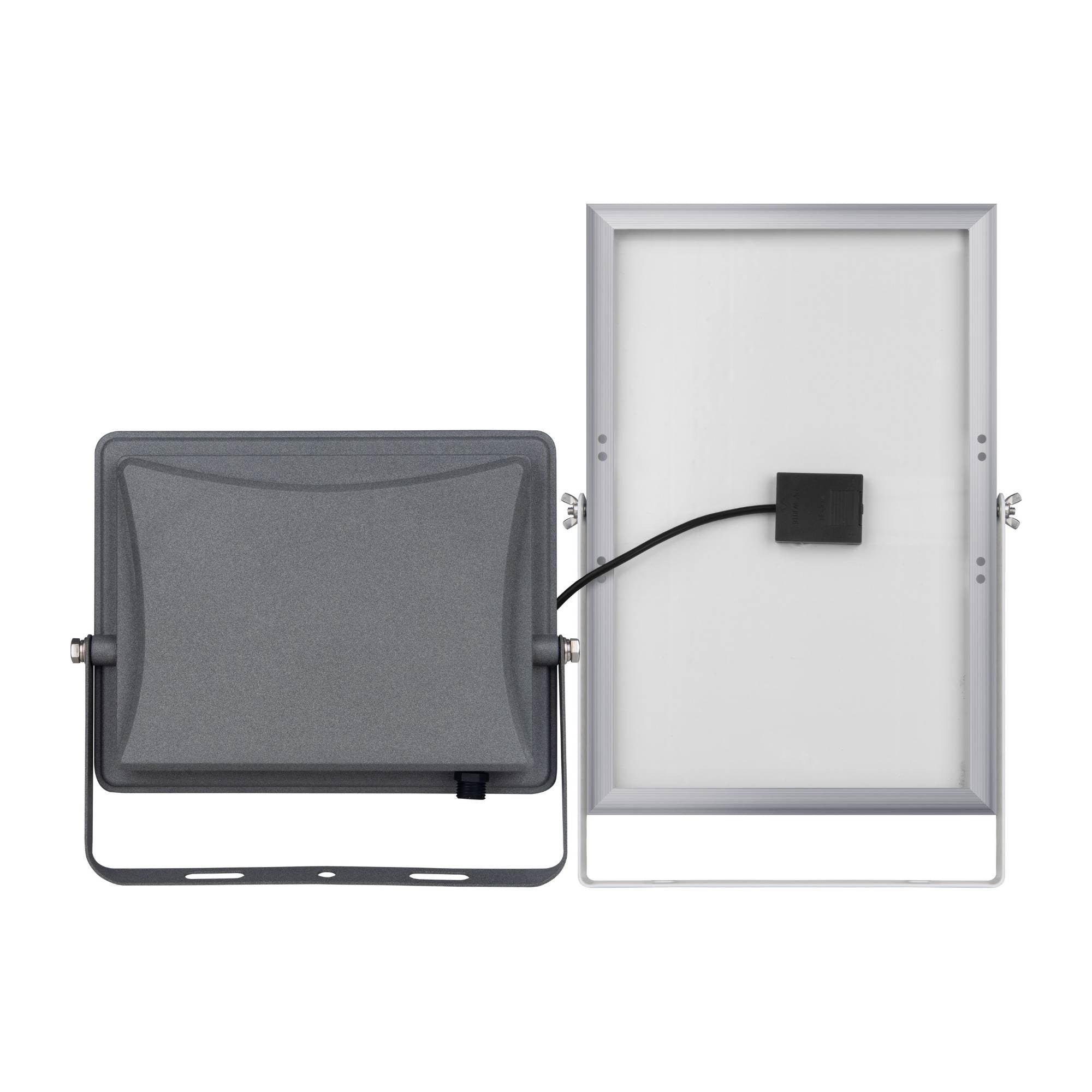 Proyector solar de seguridad 16W - Sensor PIR y mando a distancia - 4000K - IP65