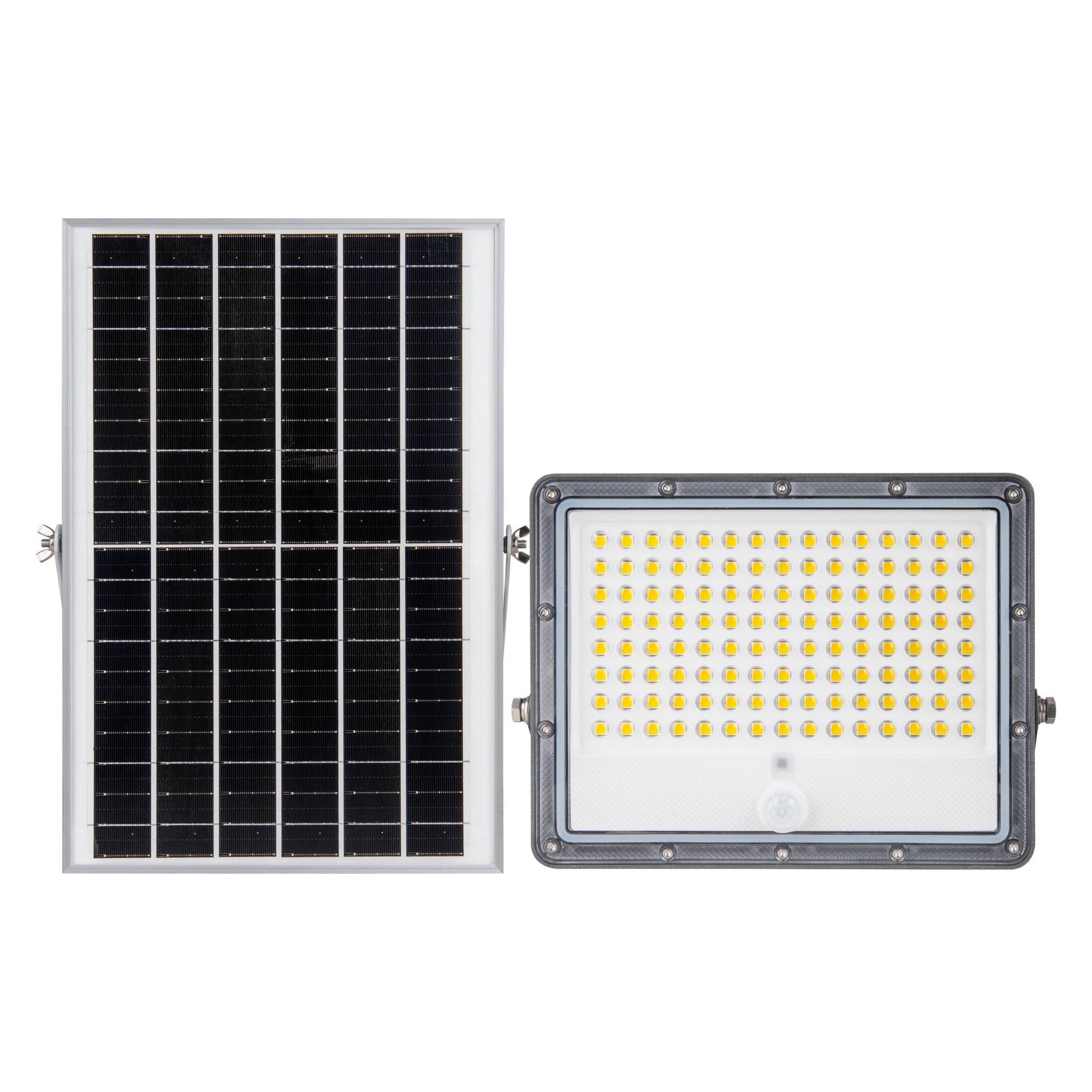 Proyector solar de seguridad 16W - Sensor PIR y mando a distancia - 4000K - IP65