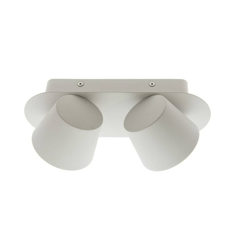Aplique de pared LED doble "KOP-2" orientable 12W