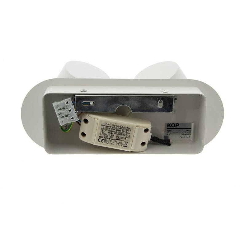 Aplique de pared LED doble "KOP-2" orientable 12W
