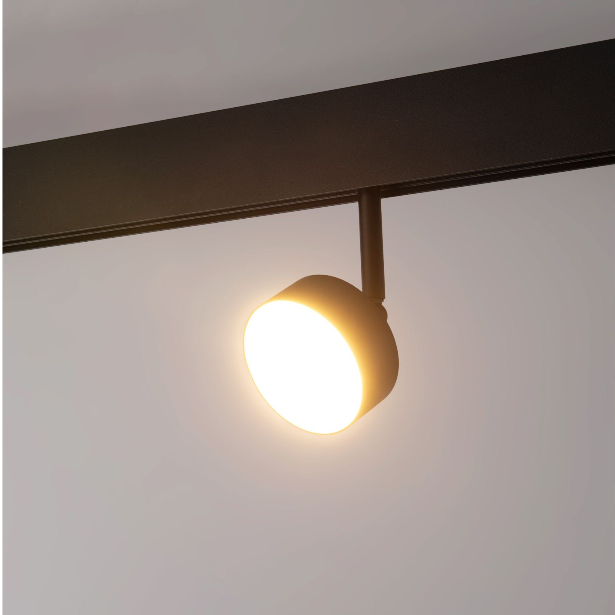 Luminaria circular LED para carril magnético 48V - 9W - Ø7.5cm - CRI90 - Chip OSRAM