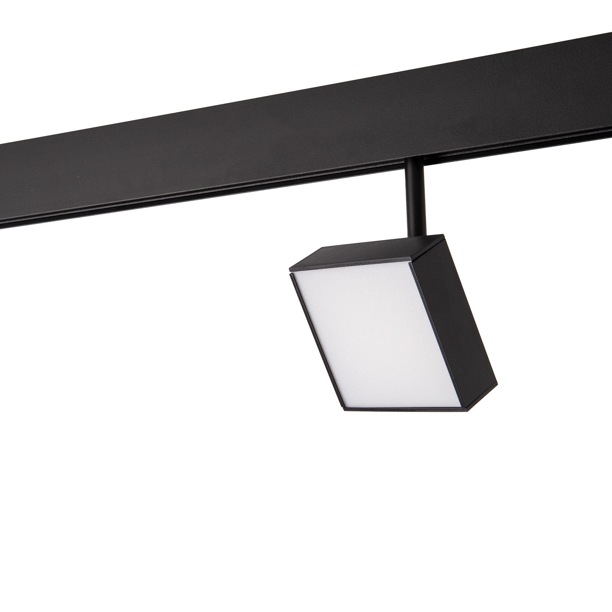 Luminaria cuadrada LED para carril magnético 48V - 9W - CRI90 - Chip OSRAM