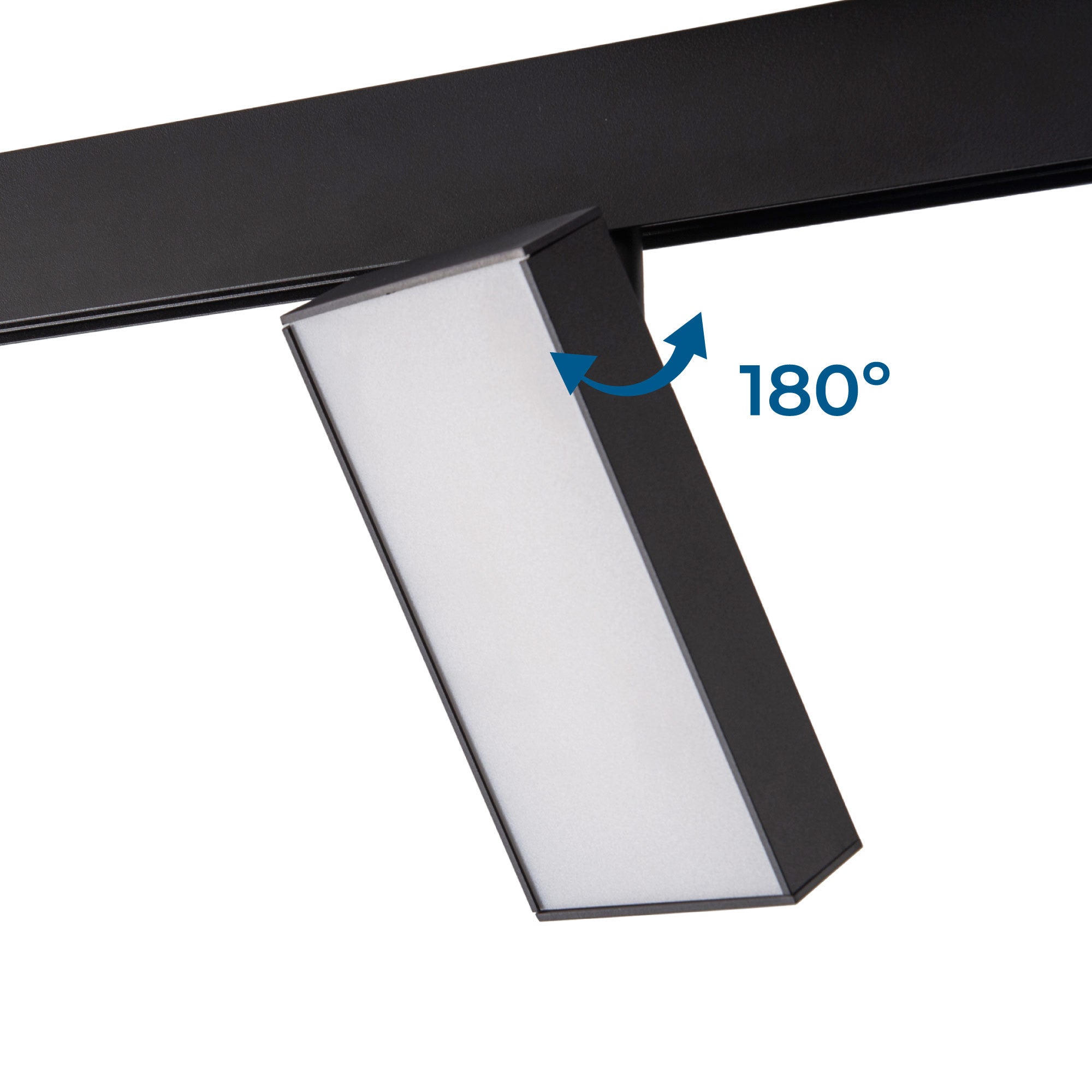 Luminaria cuadrada LED para carril magnético 48V - 18W - CRI90 - OSRAM