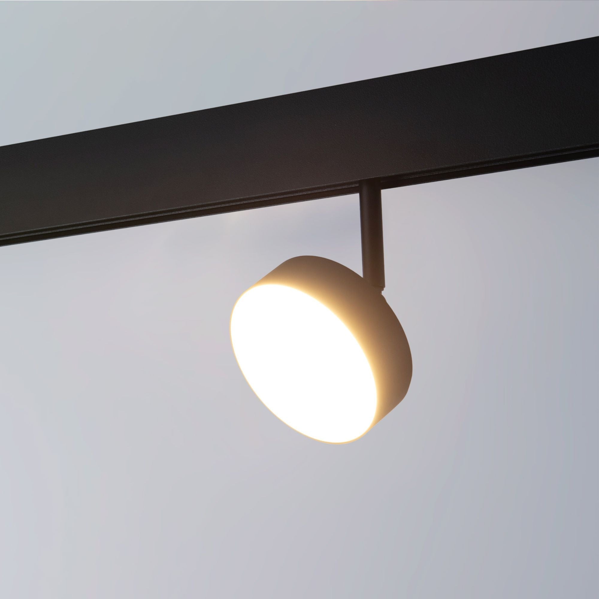 Luminaria circular LED para carril magnético 48V - Ø9.5cm - 12W - CRI90 - OSRAM