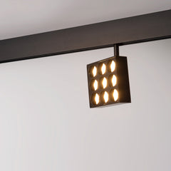 Luminaria cuadrada LED para carril magnético 48V - 9W - CRI90 - UGR18 - OSRAM