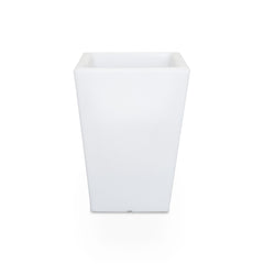 Macetero cuadrado LED RGBW - 12W - Recargable - Mando a distancia