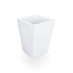 Macetero cuadrado LED RGBW - 12W - Recargable - Mando a distancia
