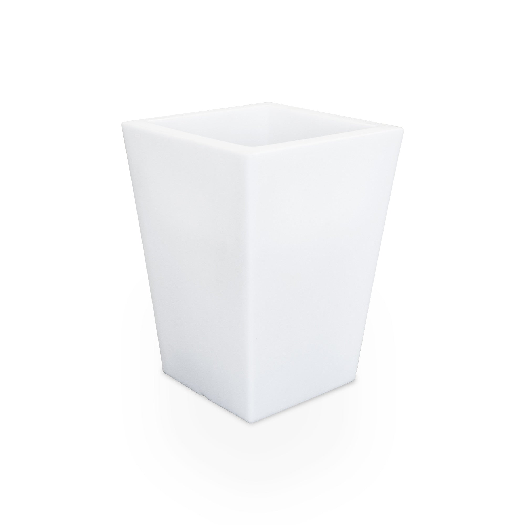 Macetero cuadrado LED RGBW - 12W - Recargable - Mando a distancia