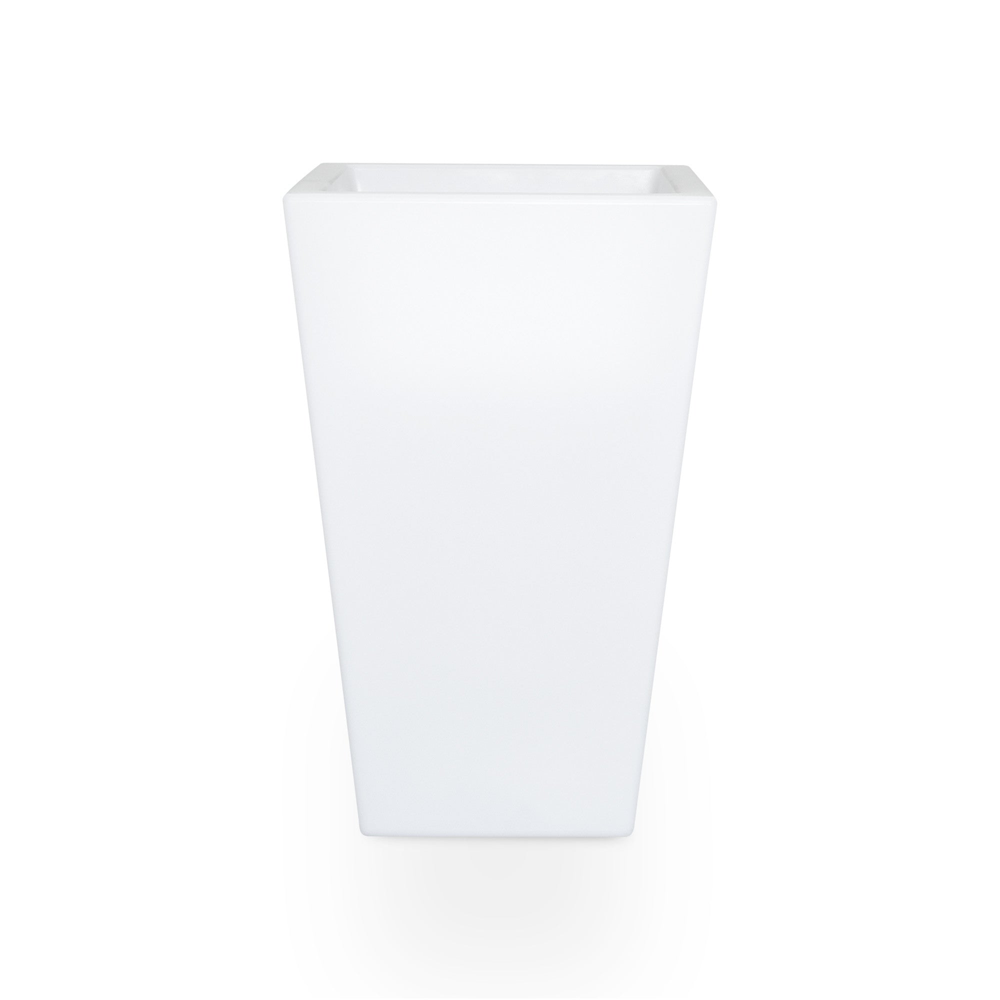 Macetero cuadrado LED RGBW - 24W - Recargable - Mando a distancia