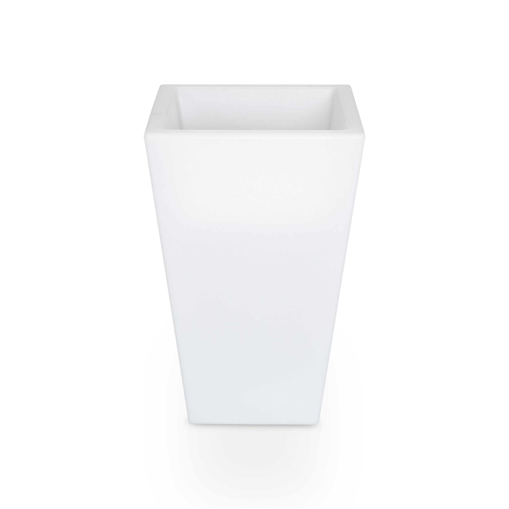 Macetero cuadrado LED RGBW - 24W - Recargable - Mando a distancia