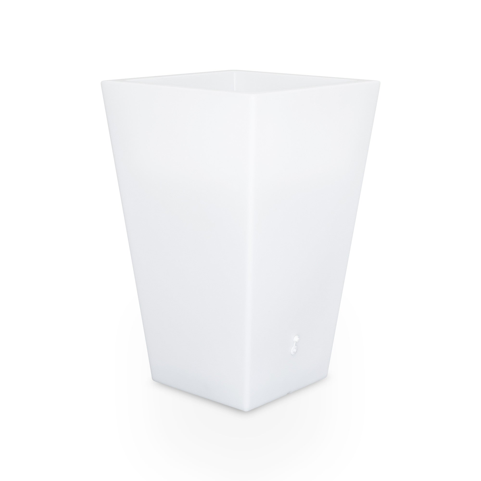 Macetero cuadrado LED RGBW - 24W - Recargable - Mando a distancia