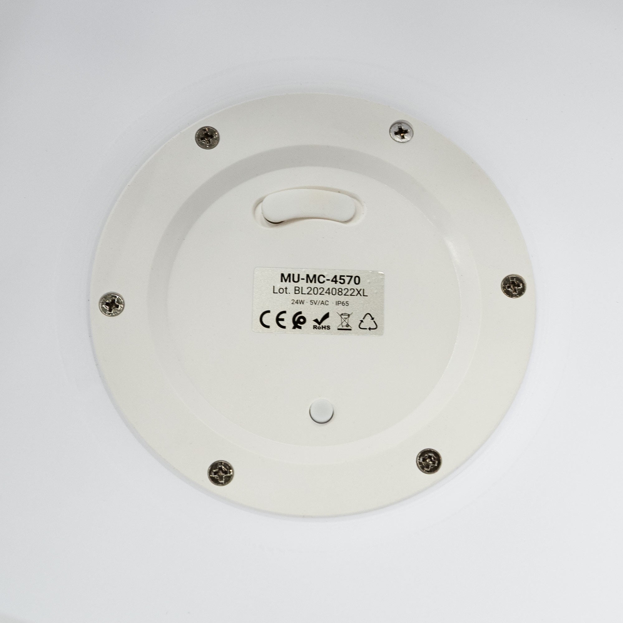 Macetero cuadrado LED RGBW - 24W - Recargable - Mando a distancia