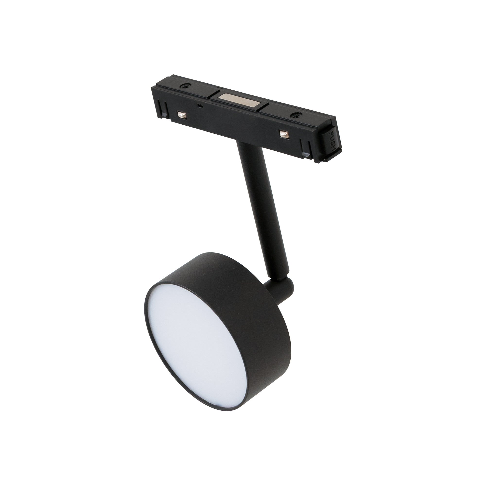 Luminaria circular LED para carril magnético 48V - 9W - Ø7.5cm - CRI90 - Chip OSRAM