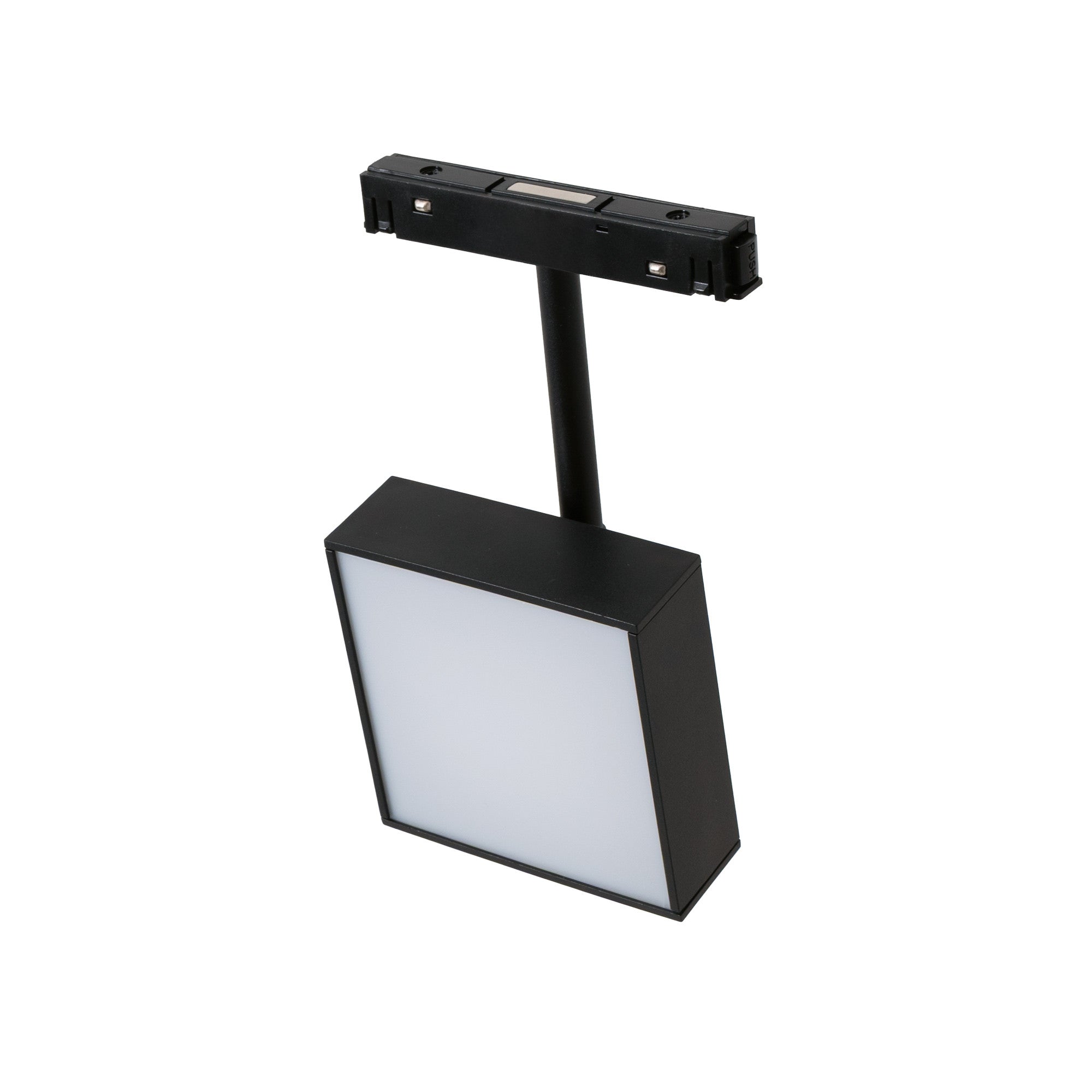 Luminaria cuadrada LED para carril magnético 48V - 9W - CRI90 - Chip OSRAM