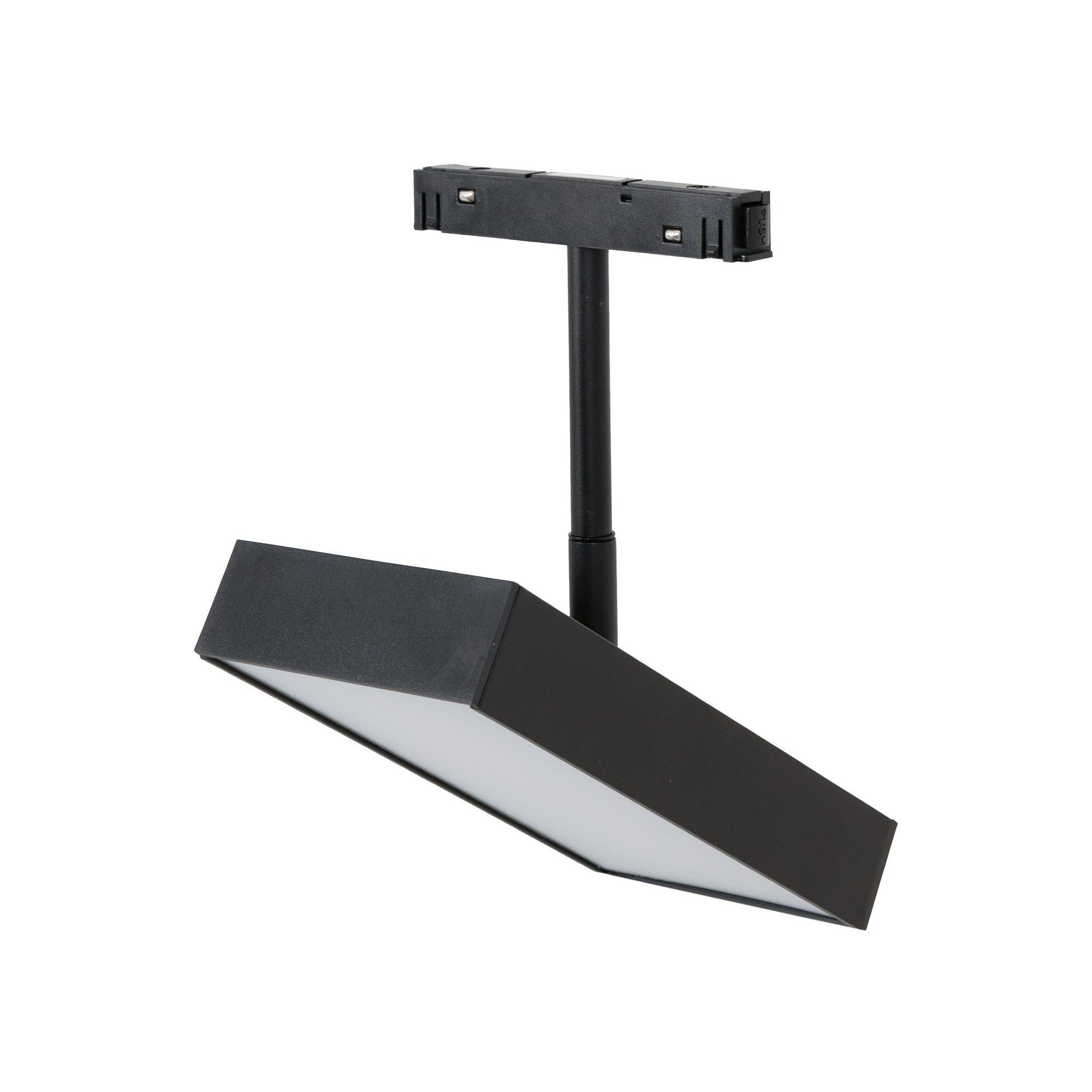 Luminaria cuadrada LED para carril magnético 48V - 18W - CRI90 - OSRAM
