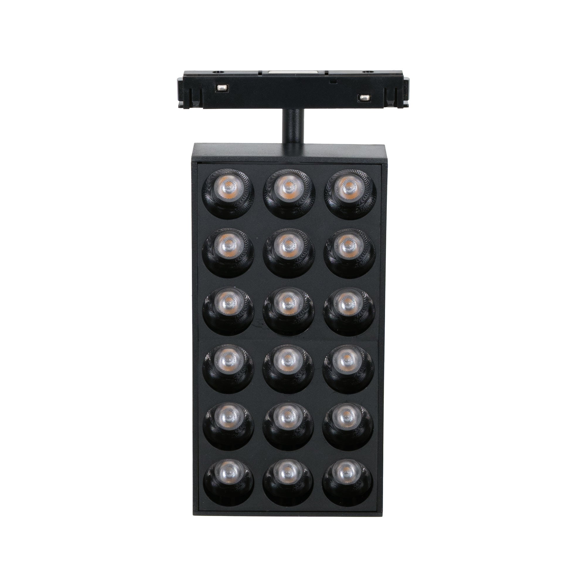 Luminaria cuadrada LED para carril magnético 48V - 18W - CRI90 - UGR18 - OSRAM