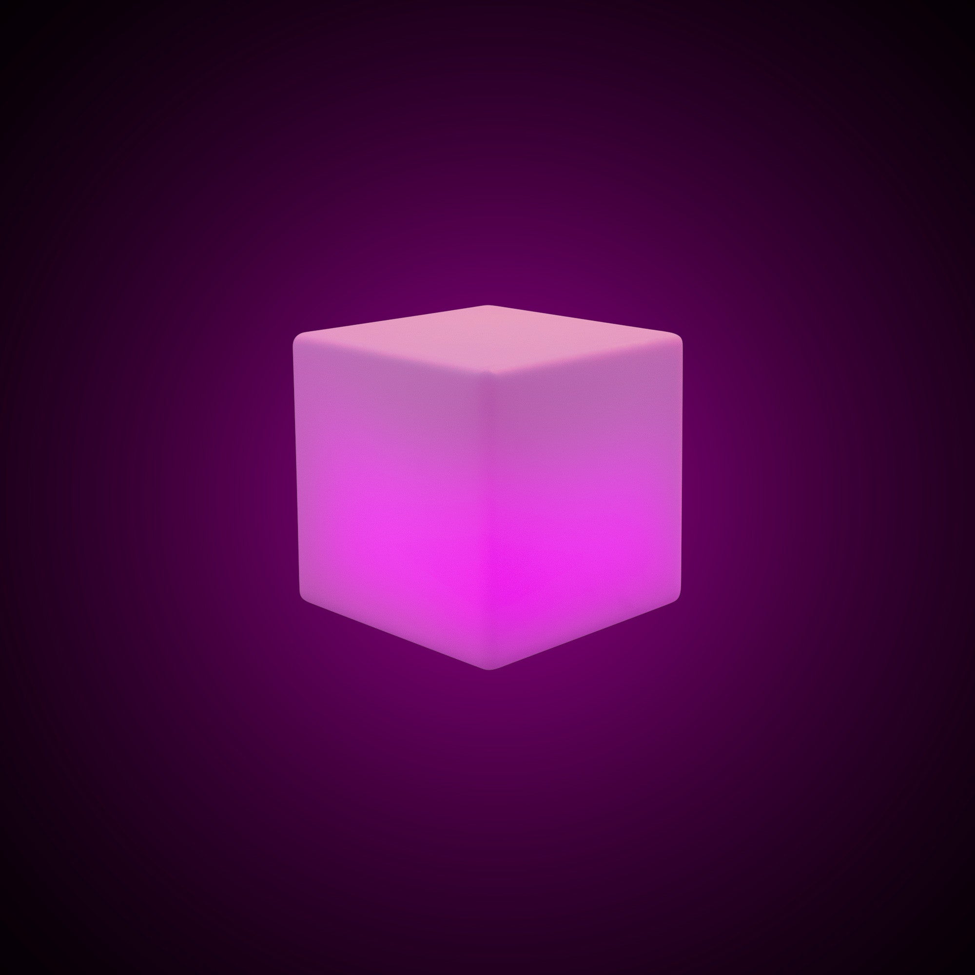 Cubo luminoso LED RGBW - 4W - Recargable