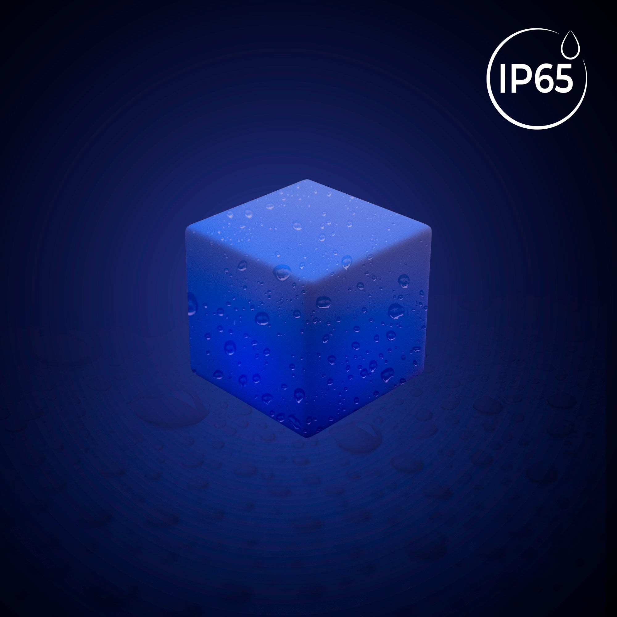 Cubo luminoso LED RGBW - 4W - Recargable